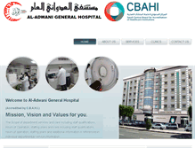 Tablet Screenshot of aladwanihospital.com